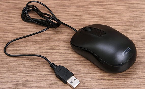 Chuột quang Elecom M-Y7URBK dây dài 1 m