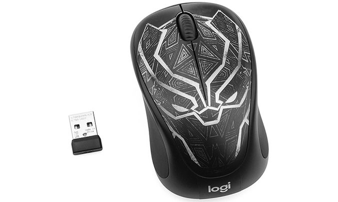 Chuột không dây Logitech M238 đen (Black Panther) kết nối chính xác