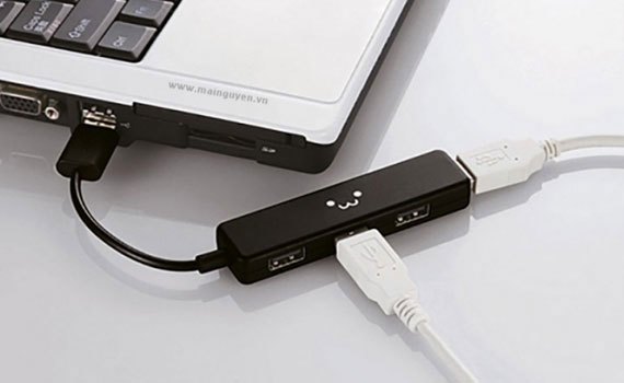 Cổng nối USB Elecom U2H-SN4BF1BK tương th&iacute;ch cao