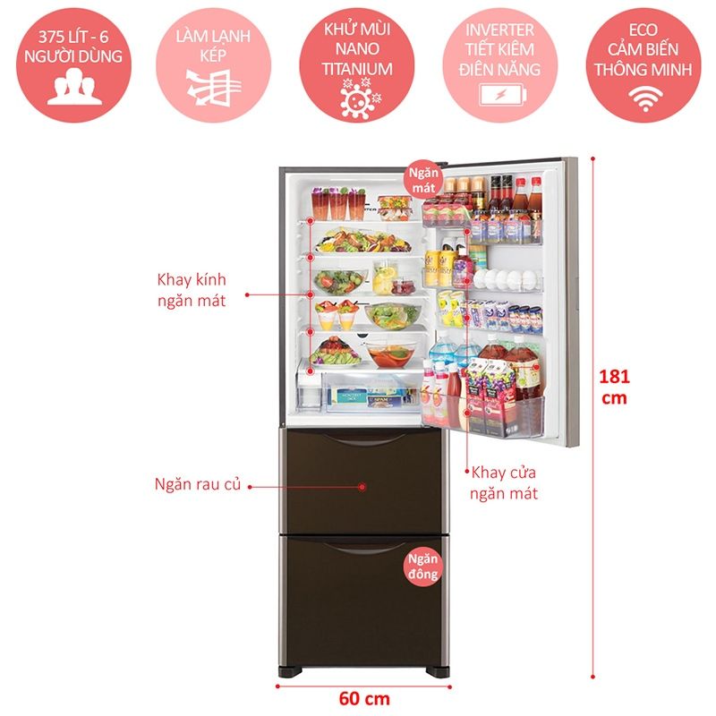 5 công nghệ làm lạnh vượt trội trên tủ lạnh Hitachi