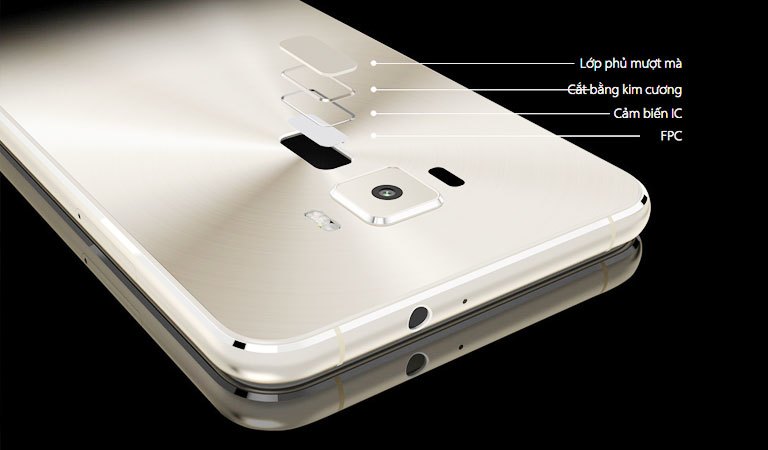 Cảm biến vân tay điện thoại ASUS Zenfone 3 ZE552KL tốc độ nhanh