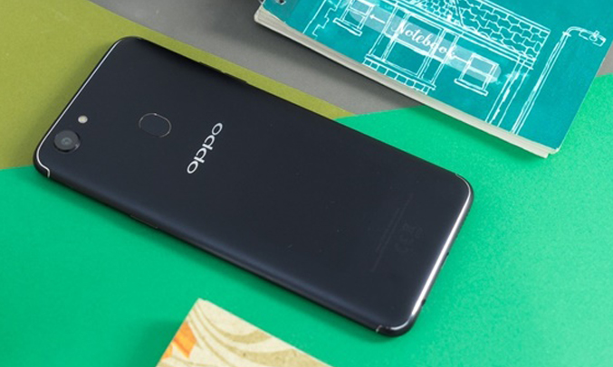 Oppo F5 Youth đen thiết kế nguyên khối sang trọng