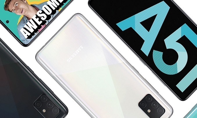 Điện thoại Samsung Galaxy A51 128GB Hồng