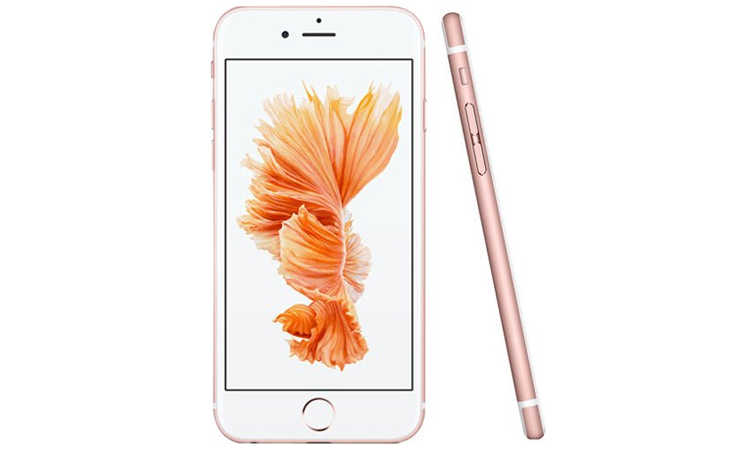iPhone 6s Plus 32 GB Rose Gold có thiết kế kim loại nguyên khối bo cong thật gợi cảm