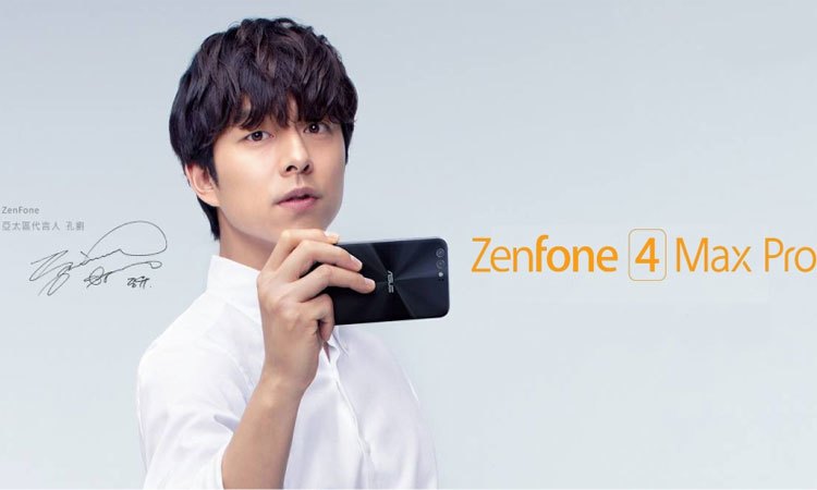Điện thoại Asus Zenfone 4max pro ZC554KL cảm biến vân tay tích hợp với phím home
