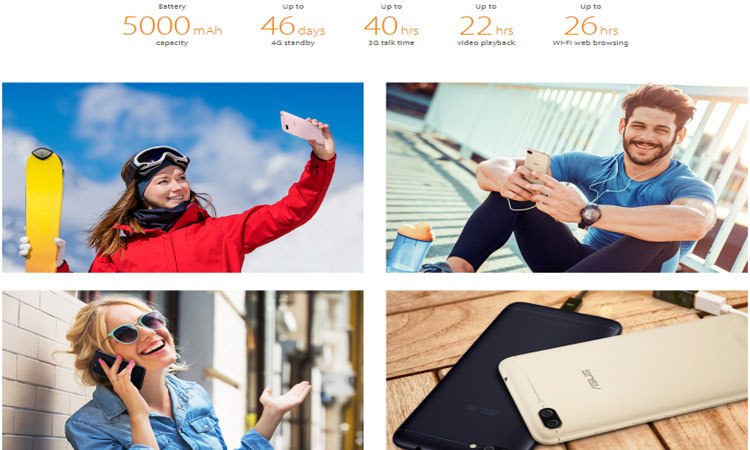 Điện thoại Asus Zenfone 4max pro ZC554KL cho dung lượng pin cực đỉnh