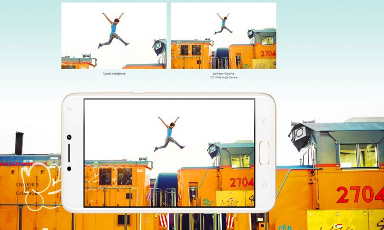 Điện thoại Asus Zenfone 4max pro ZC554KL camera góc rộng 120 độ