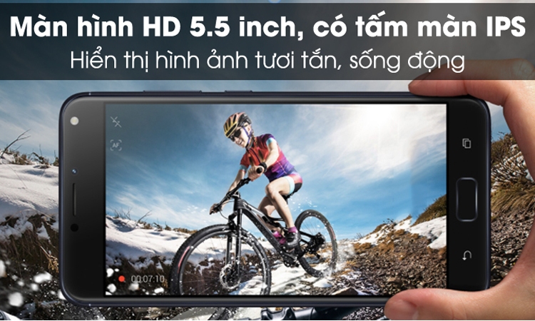 Điện thoại Asus Zenfone 4max pro ZC554KL camera góc rộng 120 độ