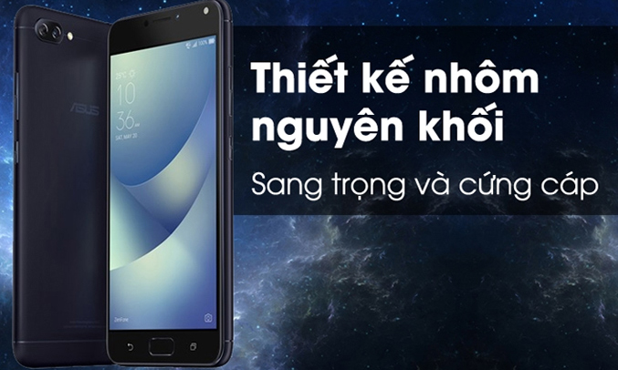 Điện thoại Asus Zenfone 4max pro ZC554KL kết hợp giữa tính thẩm mỹ và hoàn thiện