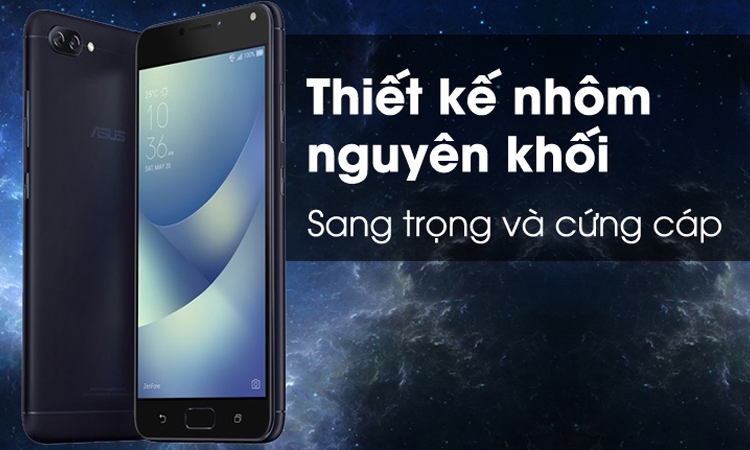 Điện thoại Asus Zenfone 4max pro ZC554KL kết hợp giữa tính thẩm mỹ và hoàn thiện