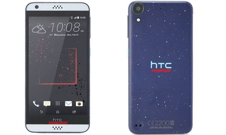Điện thoại HTC Desire 630 Dual Sim màu xanh vỏ gốc của máy có chấm màu trẻ trung, cá tính