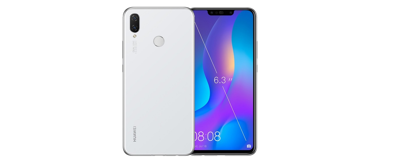 Điện Thoại Huawei Nova 3i Trắng - Thiết kế sang trọng