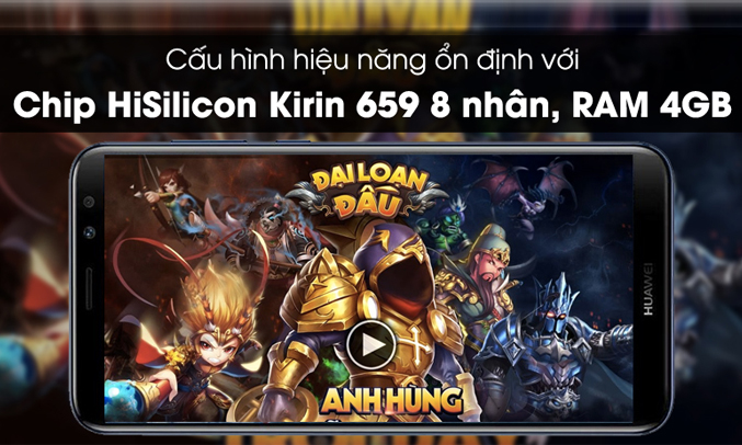 Huawei Nova 2I xanh cấu hình khá mạnh