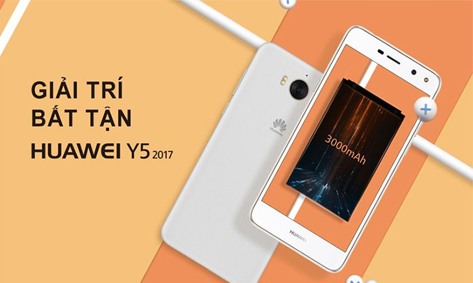 Điện thoại Huawei Y5 2017 pin lâu