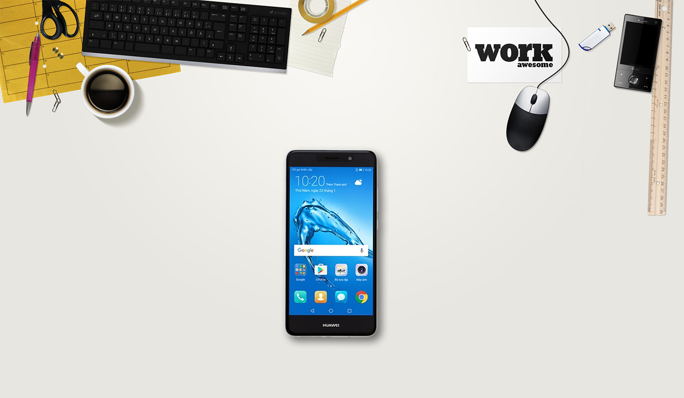 Điện thoại Huawei Y7 Prime màn hình sắc nét