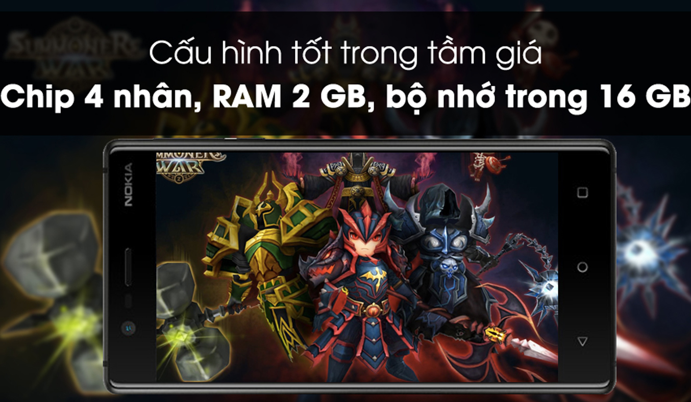 Điện thoại di động Nokia 3 bắt mắt