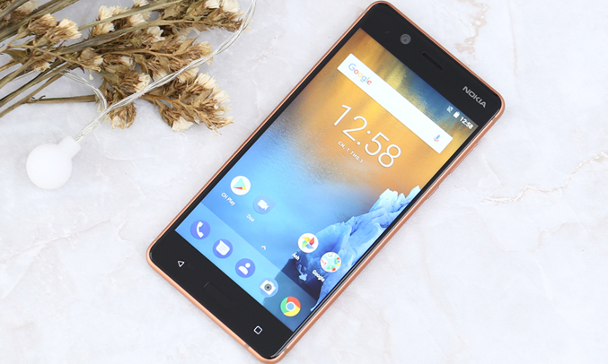 Điện thoại Nokia 5 màu đồng bền bỉ, hạn chế trầy xước