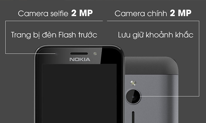 Điện thoại Nokia 230 hỗ trợ chụp ảnh
