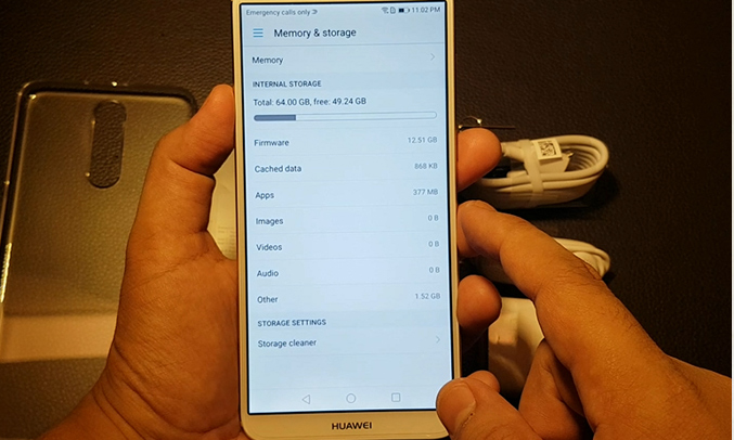 Huawei Nova 2l vàng bảo mật vân tay một chạm