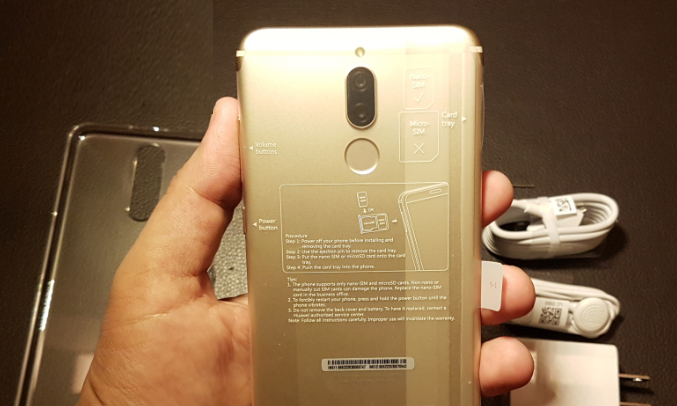 Huawei Nova 2l vàng 4 camera độ phân giải lớn