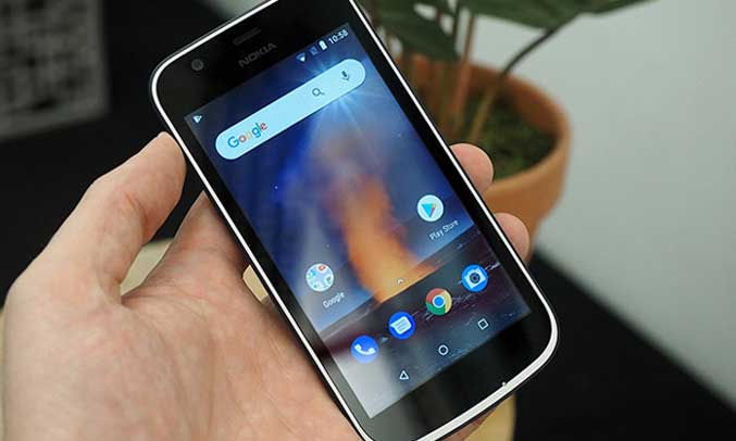 Điện thoại di động Nokia 1 sở hữu camera trước 2MP cùng camera sau lên đến 15MP