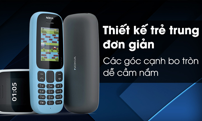 Điện thoại Nokia 105 Single SIM nhỏ gọn