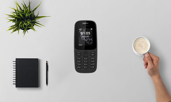 Điện thoại Nokia 105 Single SIM pin tốt