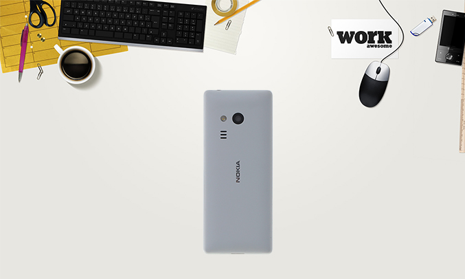 Điện thoại Nokia 216 dual SIM thiết kế nhỏ gọn