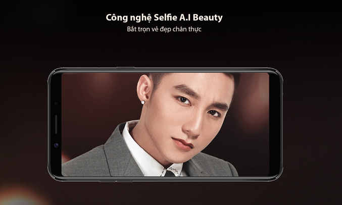 Oppo F5 đen camera sắc nét, cực chuẩn