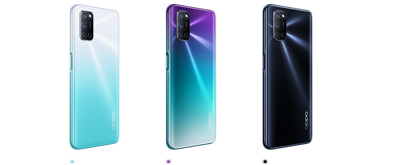 Điện thoại OPPO A92 Tím - Thiết kế bắt mắt, sang trọng