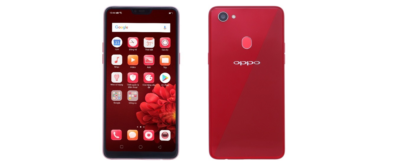 Điện thoại Oppo F7 Đỏ - Thiết kế sang trọng