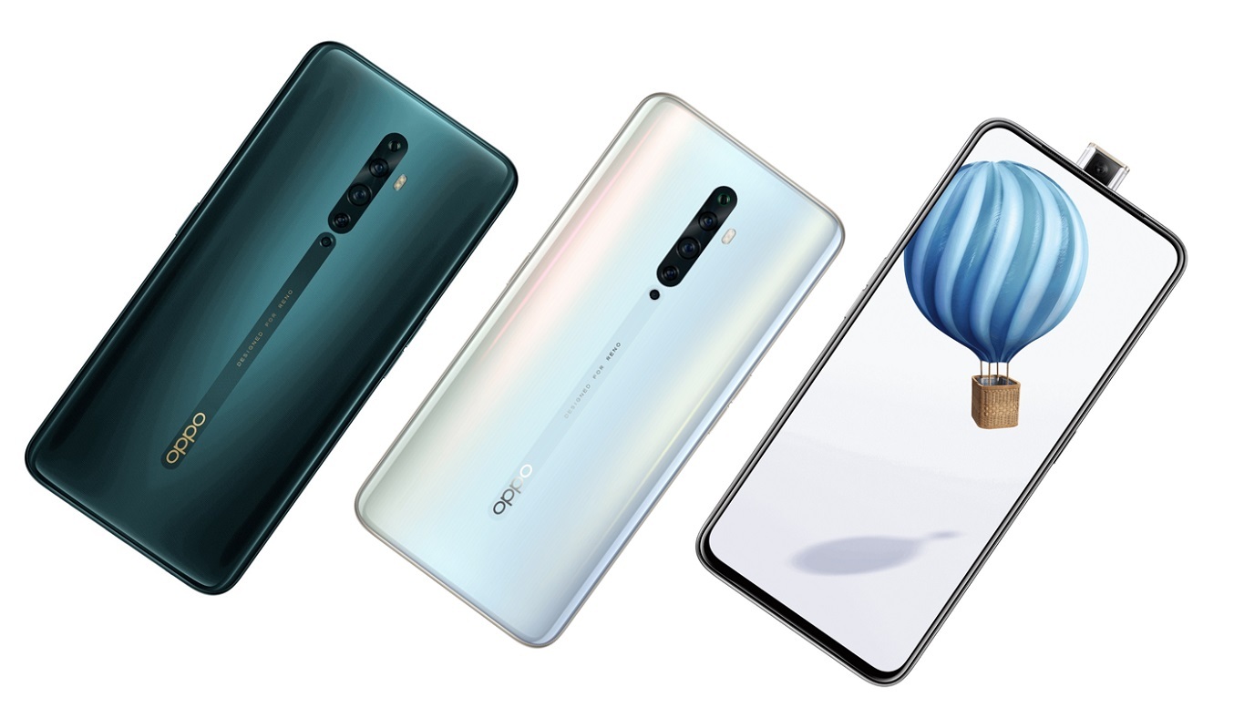 Điện thoại Oppo Reno2 F Trắng thiết kế thành lịch, màu sắc trang nhã