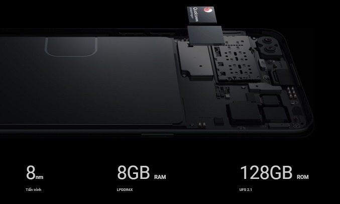 Điện thoại OPPO Reno4 Tím - Hiệu năng mạnh mẽ