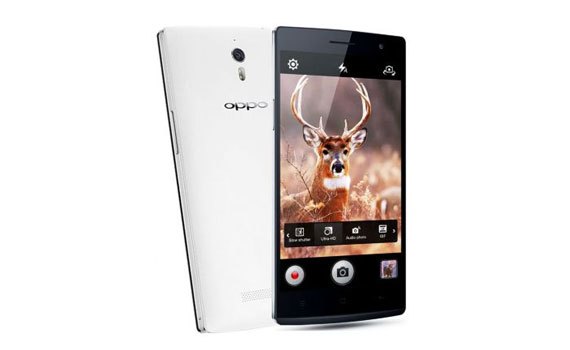 Điện thoai Oppo Find 7A m&agrave;u trắng gi&aacute; rẻ tại nguyenkim.com