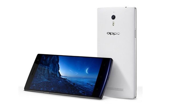 Điện thoai Oppo Find 7A m&agrave;u trắng vẻ đẹp lịch l&atilde;m