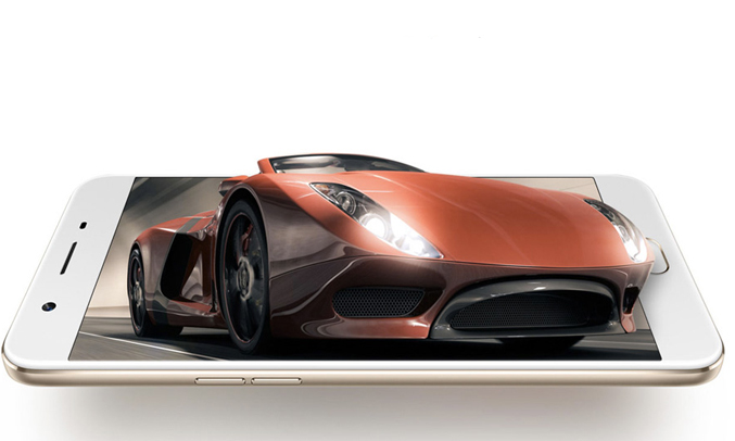 Điện thoại Oppo F1s 2017 vàng hồng màn hình rộng