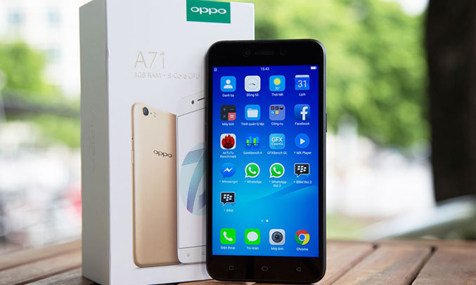 Oppo A71 nhiều tính năng chụp ảnh