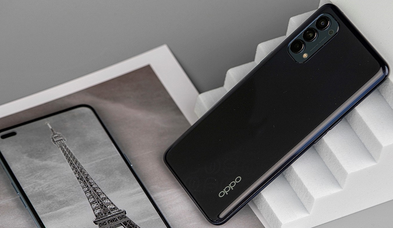 Điện thoại OPPO Reno4 Đen thiên thạch