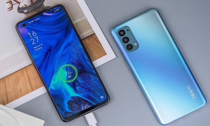 Điện thoại OPPO Reno4 Đen thiên thạch