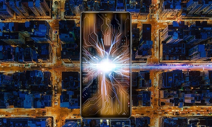 Điện thoại Huawei P30 Lite đen thoải mái lưu trữ