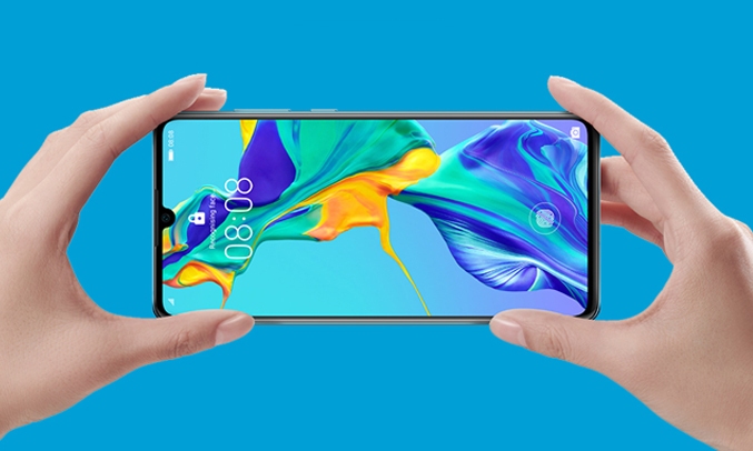Huawei P30 Pro xanh ánh cực quang tràn viền