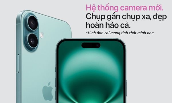 Điện thoại iPhone 16 - Camera Fusion 48MP