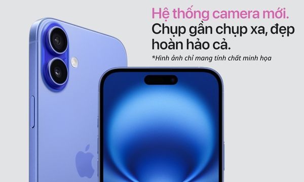 Điện thoại iPhone 16 - Camera Fusion 48MP
