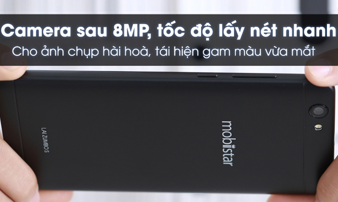 Mobiistar Lai Zumbo S 2017 Lite vàng chụp ảnh rõ nét