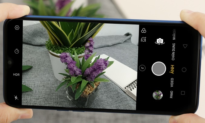 Oppo A5S Xanh camera selfie tuyệt vời