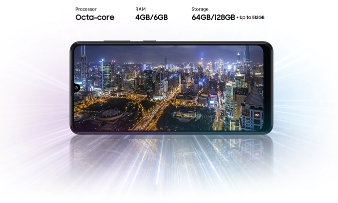 Điện thoại Samsung Galaxy A31 Xanh