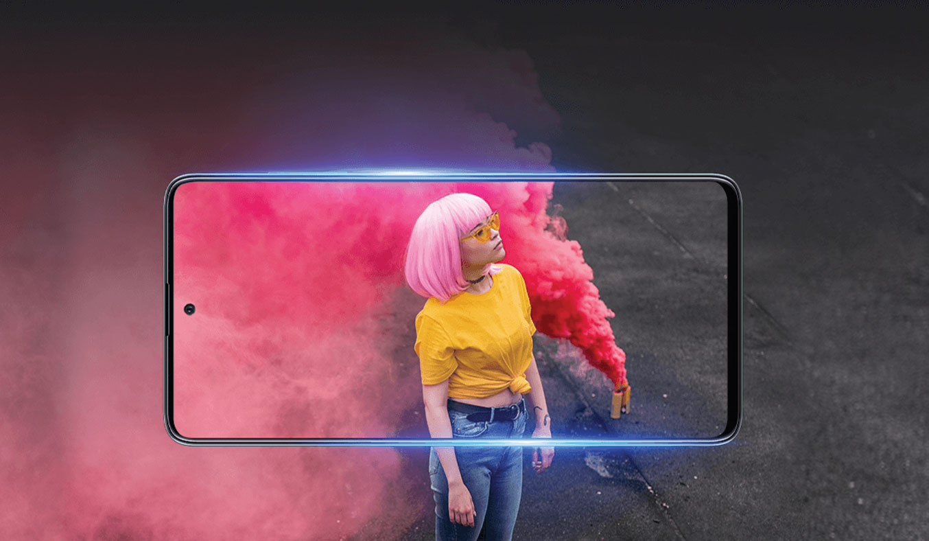 Samsung Galaxy A51 128GB đen - Màn hình tràn viền vô cực