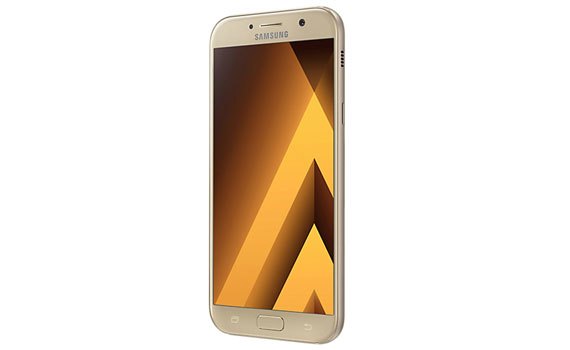 Mua điện thoại Samsung Galaxy A7 2017 màu vàng trả góp tại Nguyễn Kim