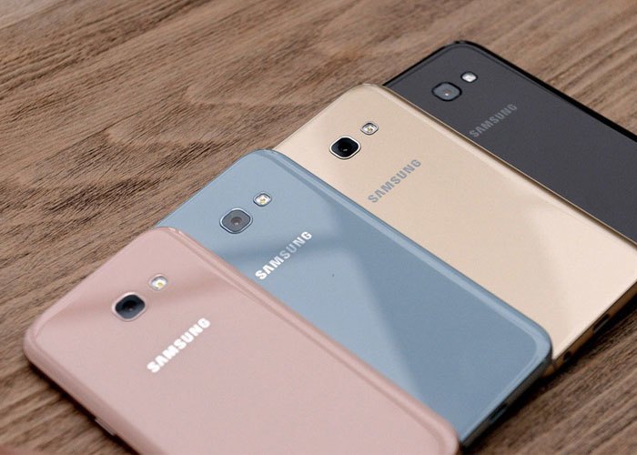 Điện thoại Samsung Galaxy A7 2017 màu vàng thiết kế đầy sang trọng