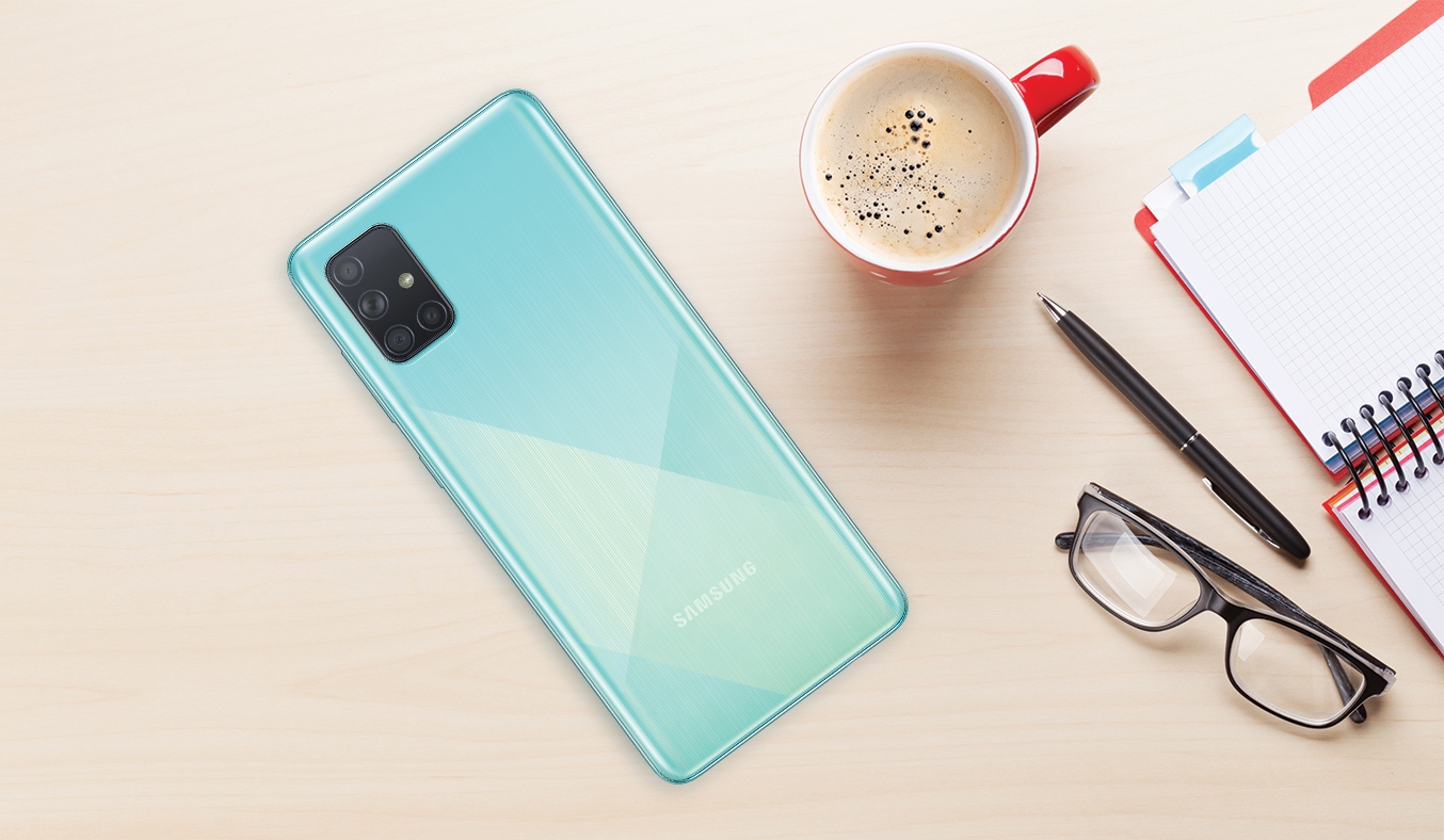 Samsung Galaxy A71 Xanh